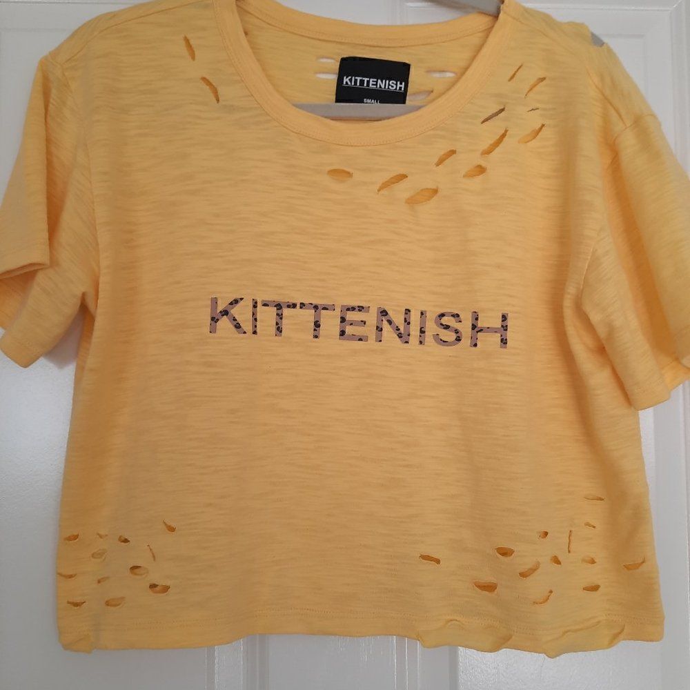 Kittenish Cropped Top size S